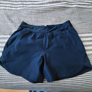 Lands' End Women's Dark Blue Athletic Shorts